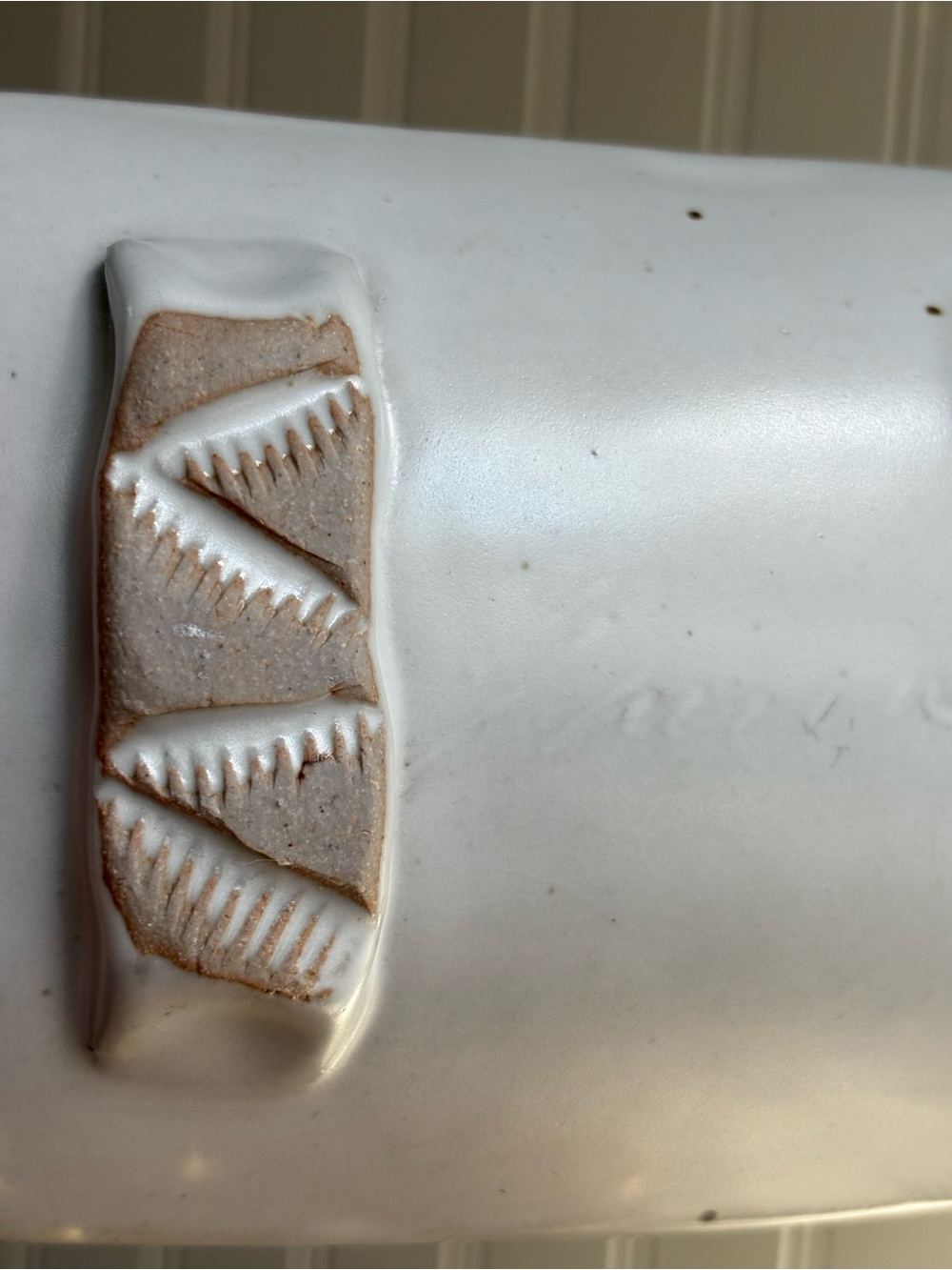 Handmade Studio Pottery Footed Serving Plate/Trinket Dish Rustic Primitive Boho - Picture 10 of 15